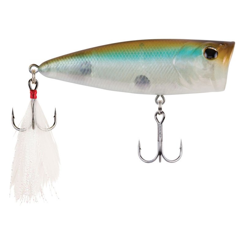 Berkley 1487181 Bullet Pop MF Shad Topwater Fusion19 Hook Fishing Lure
