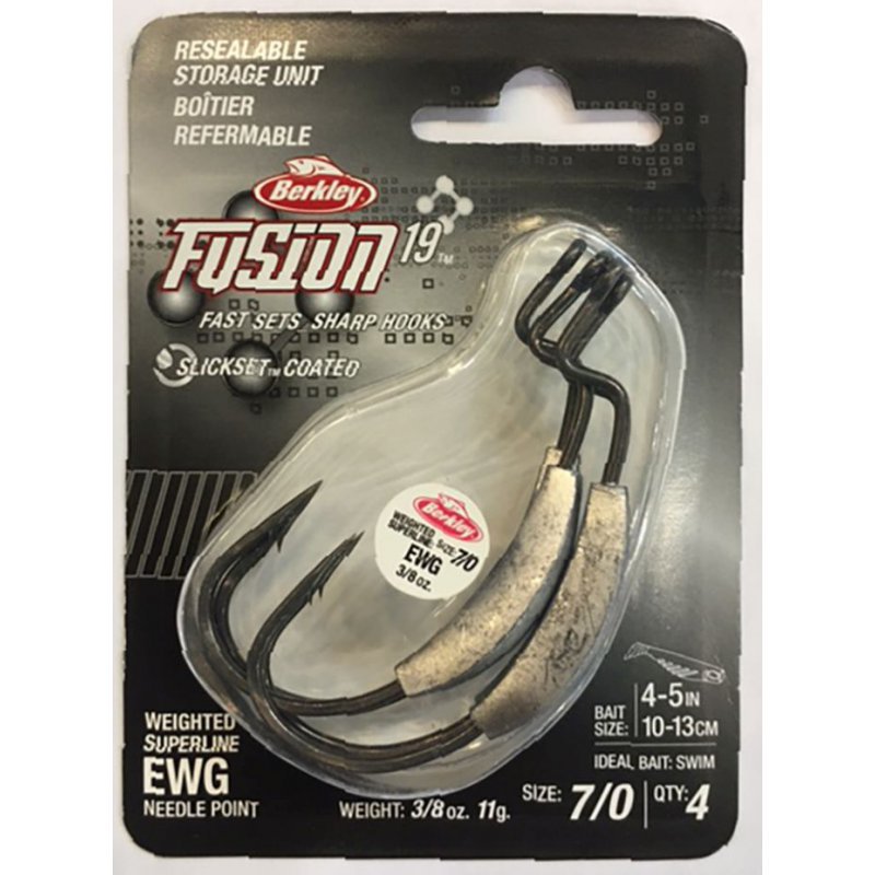 Berkley Fusion19 ™ EWG Hook, size: 4/0 - 7/0