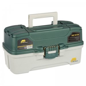 Kufr Plano 3-Tray Tackle Box Green Metallic 620306