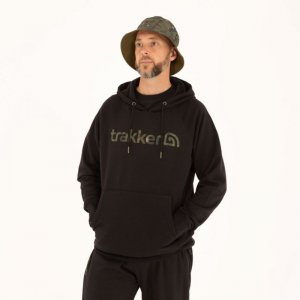 Trakker Mikina CR Logo Hoody Black Camo