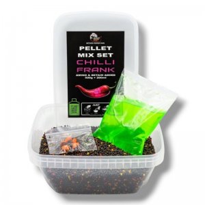 Pelety Mix Set Fluo Ve Vaničce Method Feeder Fans 500g