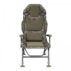 Trakker Křeslo komfortní s područkami - Levelite Camo Longback Chair