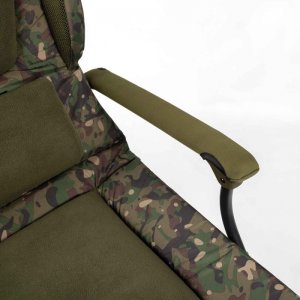 Trakker Křeslo komfortní s područkami - Levelite Camo Longback Chair