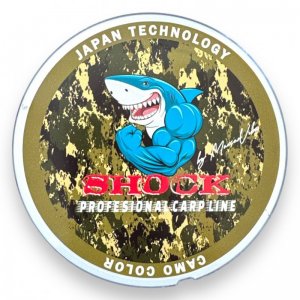 Šokový Vlasec Shock Mussel Leader Camo 100 m 0,50 mm 19,95 kg