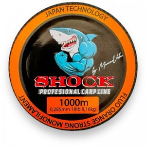 Vlasec Shock Profesional Carp Line Fluo Orange 1000 m