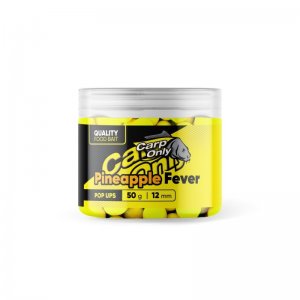 Plovoucí boilies Carp Only Hi-Visual Pop Ups Pineapple Fever 50 g