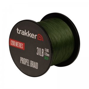 Trakker Kmenová pletená šňůra Propel Braid 0,26mm, 31lb, 1200m, Green