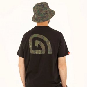 Trakker Tričko CR Logo T-shirt Black Camo