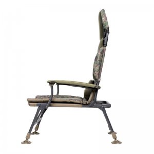 Trakker Křeslo komfortní s područkami Levelite Camo Longback Chair