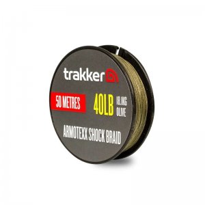 Trakker Šoková šňůra Armotexx Shock Braid 40lb, 18,1kg, 50m