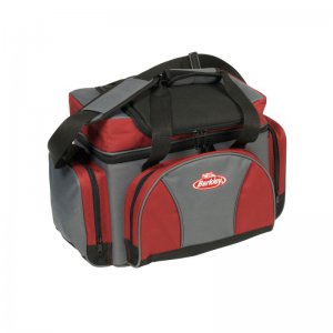 Přívlačová taška s krabičkami Berkley System Bag Grey Red XL
