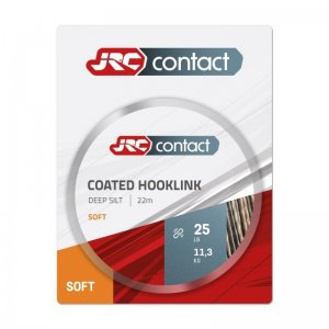Návazcová šňůrka JRC Contact Soft Coated Braid Deep Silt 22m