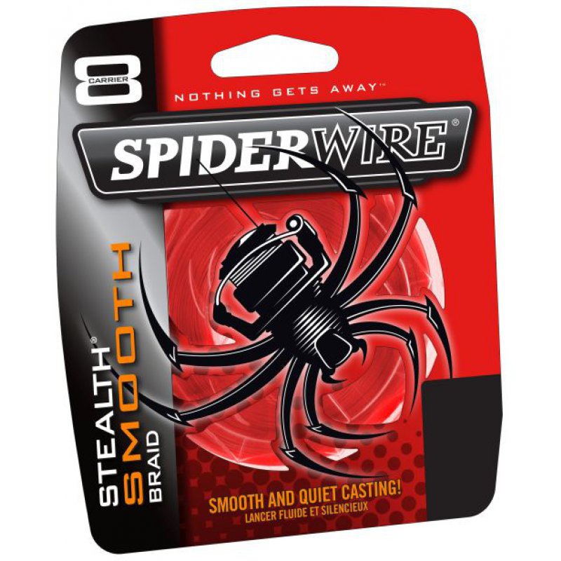 Šňůra Spiderwire Stealth Smooth 8 Červená METRÁŽ