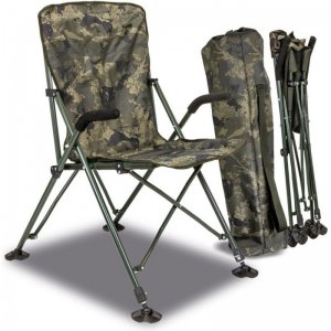 Solar Křeslo - Undercover Camo Foldable Easy Chair - High